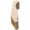 Ekena Millwork 3-inch W x 6-inch D x 10-inch H Baker Rough Cedar Woodgrain TimberThane Knee Brace, Primed BRCUR03X06X10BKRRCPR - alternate 3